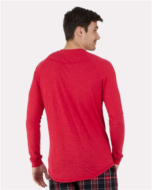 Boxercraft Unisex Henley Long Sleeve T-Shirt BM3101