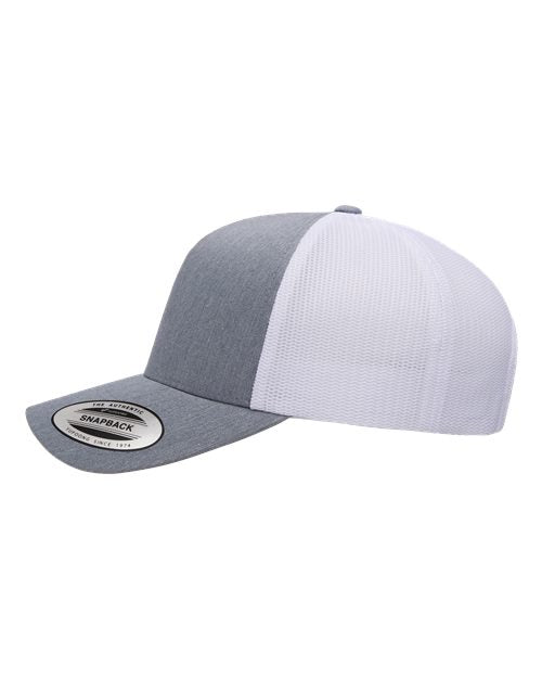YP Classics Five-Panel Retro Trucker Cap 6506