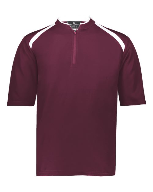 Holloway Men's Clubhouse Short Sleeve Quarter-Zip Pullover 229581