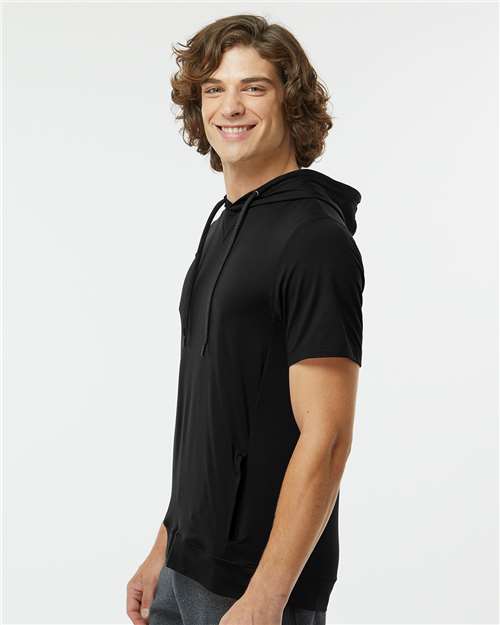 Holloway Men's Eco Revive™ Ventura Soft Knit Short Sleeve Hooded Sweatshirt 222505