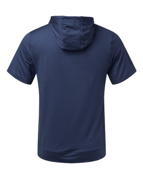 Holloway Men's Eco Revive™ Ventura Soft Knit Short Sleeve Hooded Sweatshirt 222505