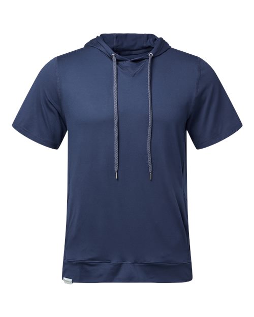 Holloway Men's Eco Revive™ Ventura Soft Knit Short Sleeve Hooded Sweatshirt 222505