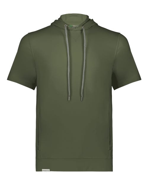 Holloway Men's Eco Revive™ Ventura Soft Knit Short Sleeve Hooded Sweatshirt 222505
