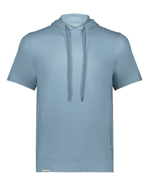 Holloway Men's Eco Revive™ Ventura Soft Knit Short Sleeve Hooded Sweatshirt 222505