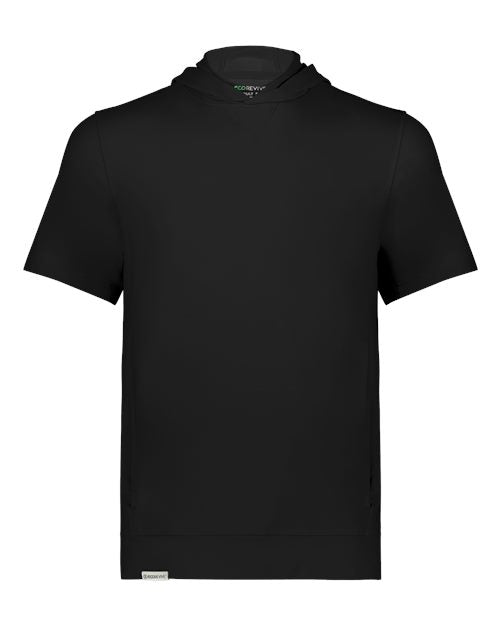 Holloway Youth Eco Revive™ Ventura Soft Knit Short Sleeve Hooded Sweatshirt 222605