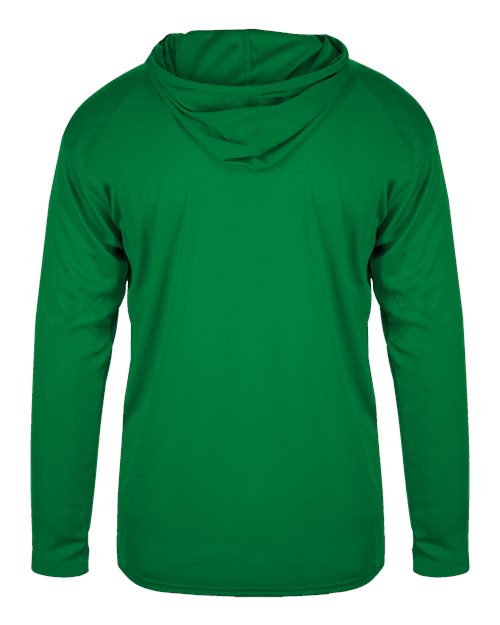 Badger Unisex B-Core Hooded Long Sleeve T-Shirt 4105