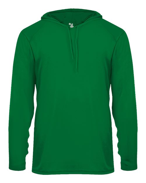 Badger Unisex B-Core Hooded Long Sleeve T-Shirt 4105
