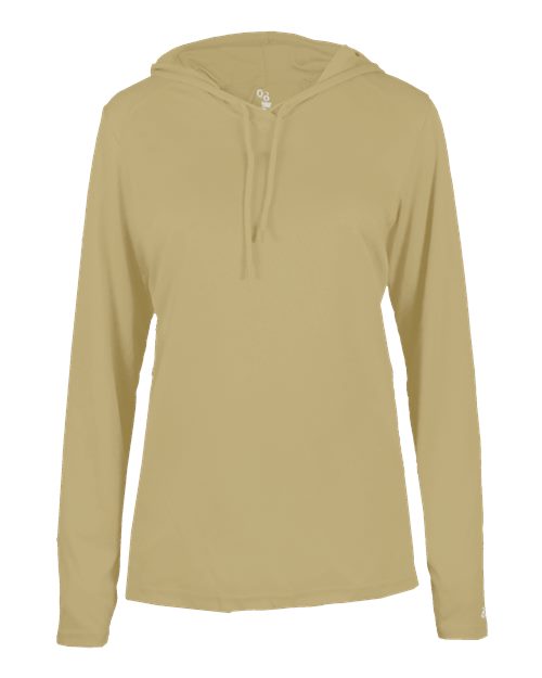 Badger Women's B-Core Long Sleeve Hooded T-Shirt 4165