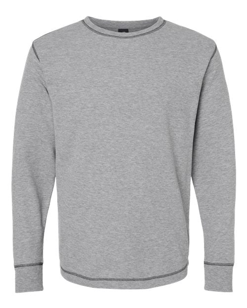 J. America Men's Vintage Thermal Long Sleeve T-Shirt 8238