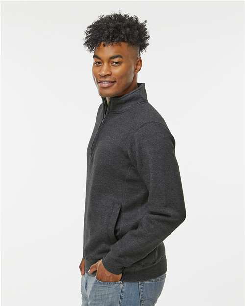 J. America Unisex Heavyweight Fleece Quarter-Zip Sweatshirt 8717