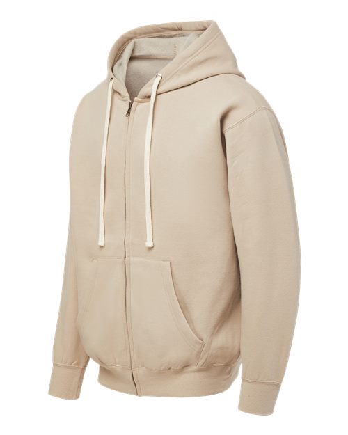 MV Sport Unisex Vintage Fleece Full-Zip Hooded Sweatshirt 22132