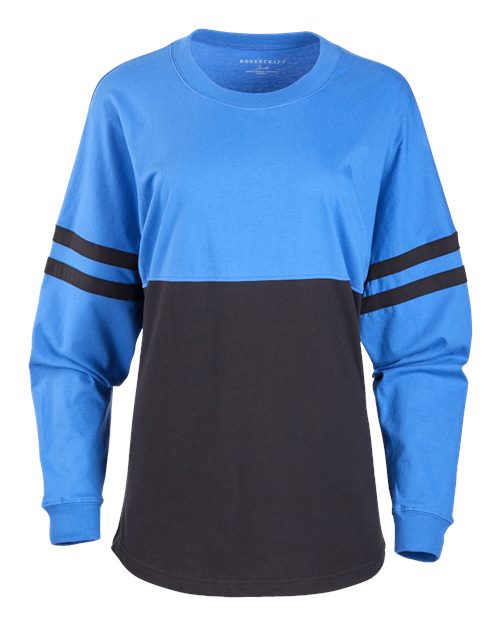 Boxercraft Women's Pom Pom Long Sleeve Jersey T-Shirt BW3514