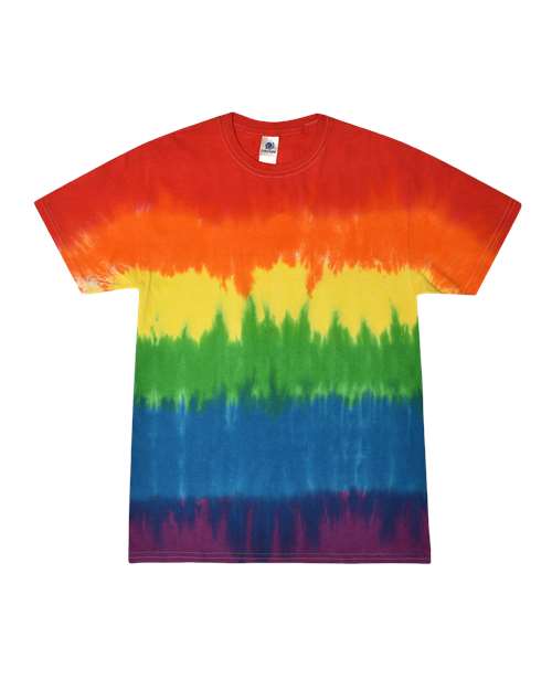 Colortone Unisex Multi-Color Tie-Dyed T-Shirt 1000