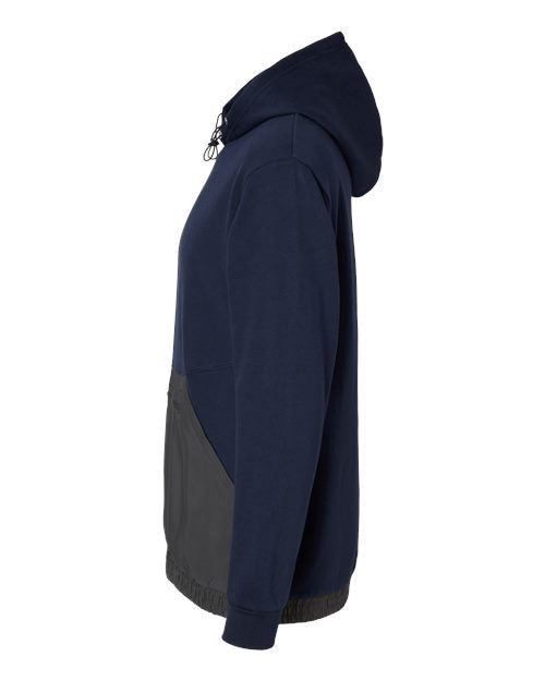 MV Sport Unisex Mixed Media Hooded Sweatshirt 23112