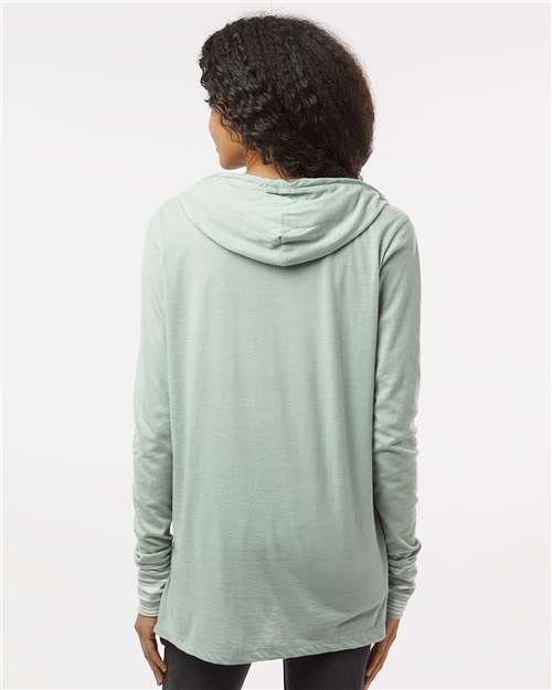 MV Sport Women's Heathered Jersey Hooded Tunic W19439