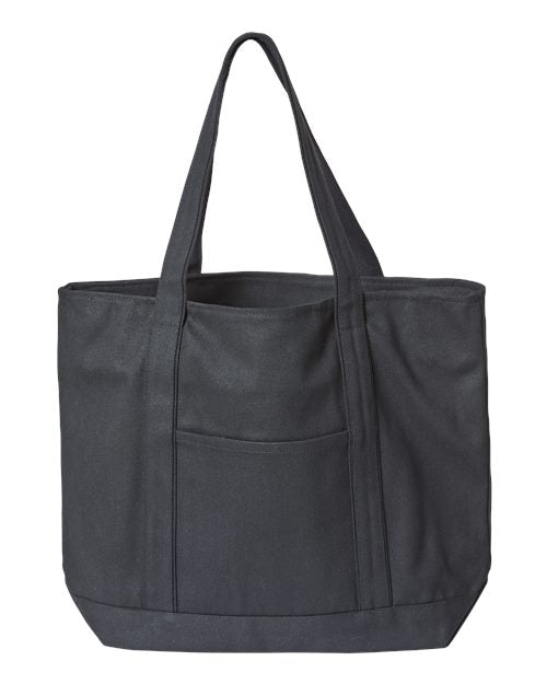 Liberty Bags XL Zippered Cotton Canvas Resort Tote 8873