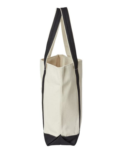 Liberty Bags XL Zippered Cotton Canvas Resort Tote 8873