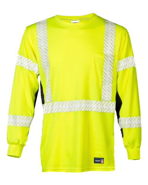Kishigo Unisex Tall FR Long Sleeve T-Shirt F506T
