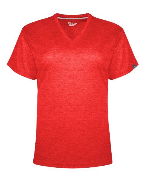 Badger Women's FitFlex Performance V-Neck T-Shirt 1002
