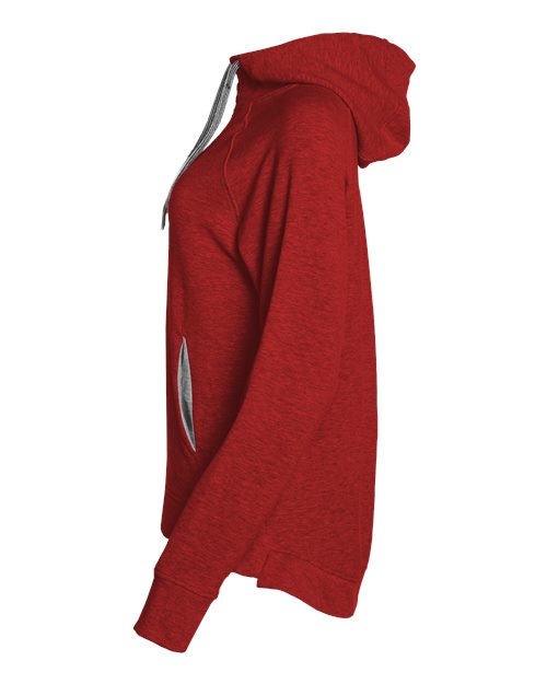 Badger Women's FitFlex French Terry Quarter-Zip Hooded Pullover 1051