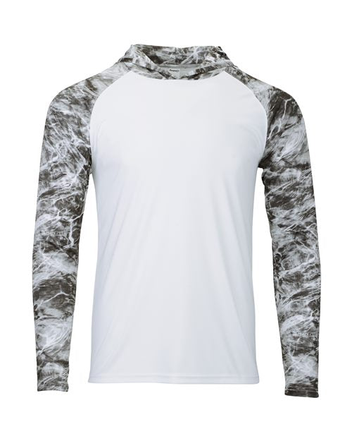 Paragon Men's Biloxi Performance Colorblocked Hooded Long Sleeve T-Shirt 241
