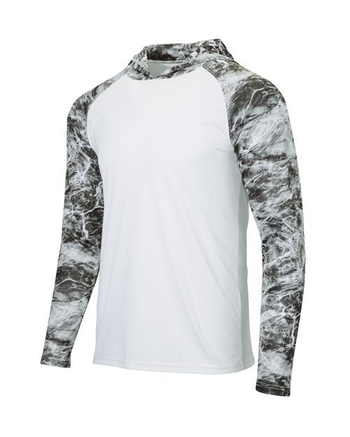 Paragon Men's Biloxi Performance Colorblocked Hooded Long Sleeve T-Shirt 241