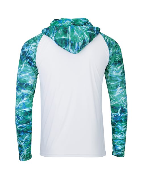 Paragon Men's Biloxi Performance Colorblocked Hooded Long Sleeve T-Shirt 241