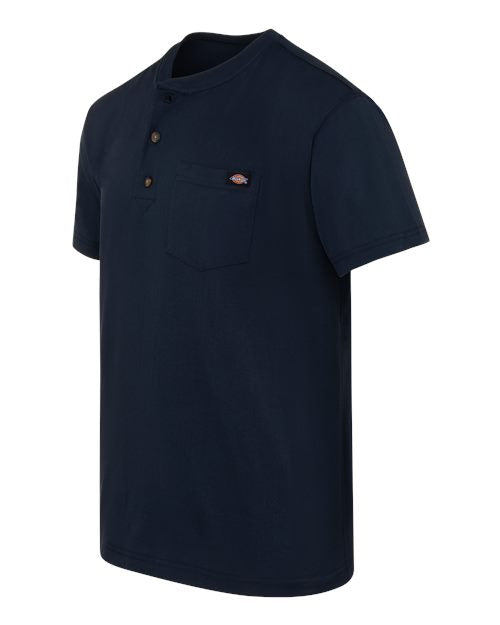 Dickies Men's Heavyweight Traditional Short Sleeve Henley WS51