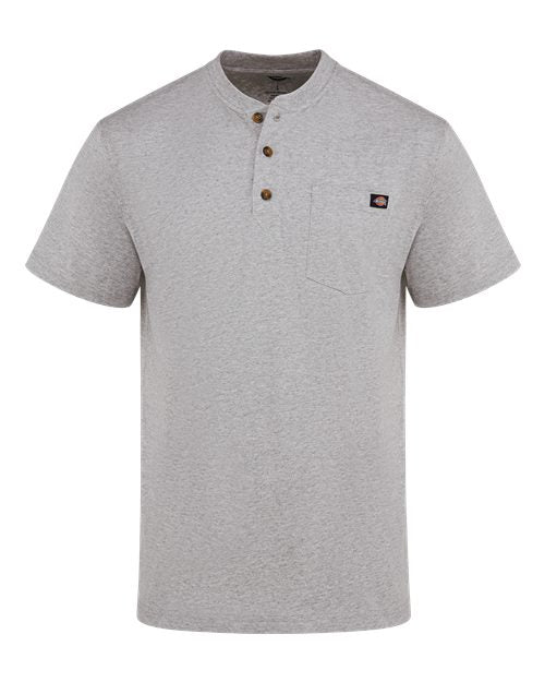 Dickies Men's Heavyweight Traditional Short Sleeve Henley WS51