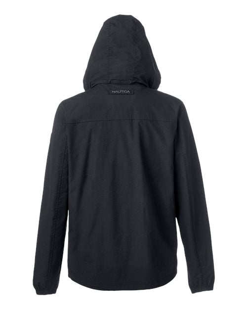 Nautica Men's Voyage Hooded Rain Jacket N17182