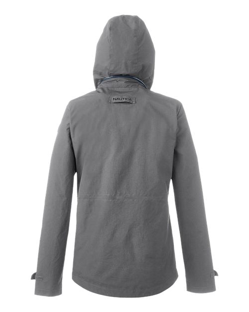 Nautica Women's Voyage Hooded Rain Jacket N17183