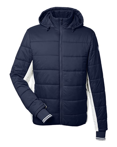 Nautica Men's Nautical Mile Hooded Puffer Jacket N17186
