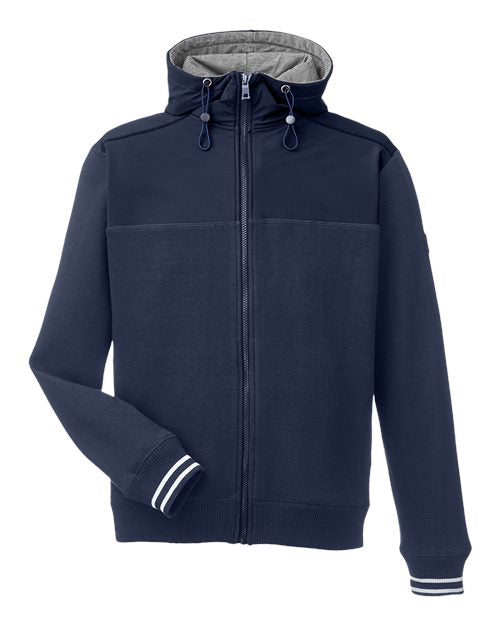 Nautica Men's Navigator Fleece Hooded Full-Zip Jacket N17582