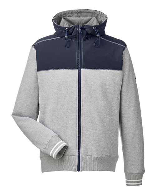 Nautica Men's Navigator Fleece Hooded Full-Zip Jacket N17582