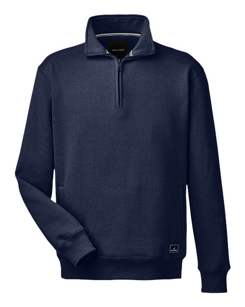Nautica Men's Anchor Fleece Quarter-Zip Pullover N17176