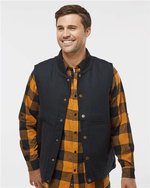 Independent Trading Co. Men's Insulated Canvas Workwear Vest EXP560V