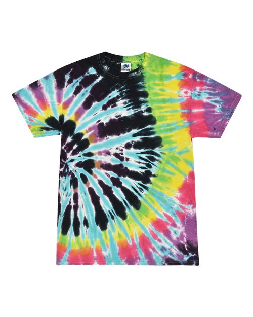 Colortone Unisex Multi-Color Tie-Dyed T-Shirt 1000
