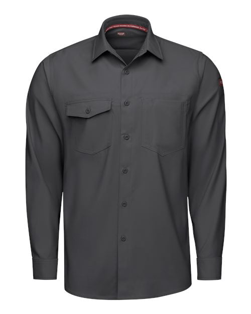Red Kap Men's Cooling Long Sleeve Work Shirt TSM4