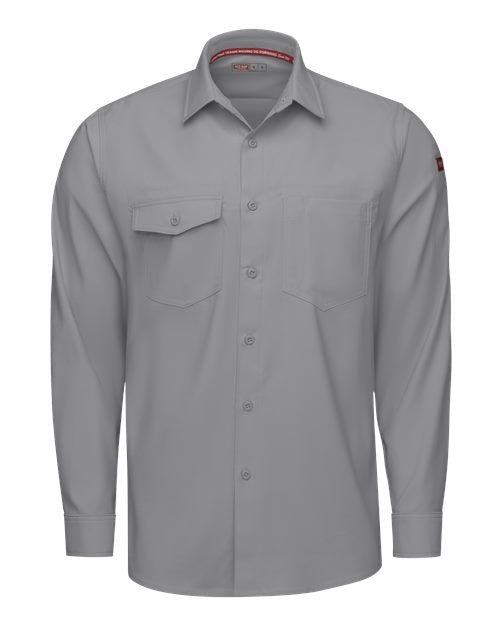Red Kap Men's Cooling Long Sleeve Work Shirt TSM4