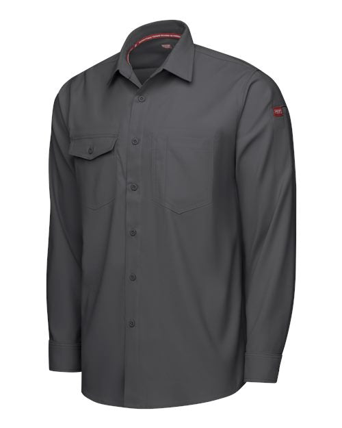 Red Kap Men's Tall Cooling Long Sleeve Work Shirt TSM4T