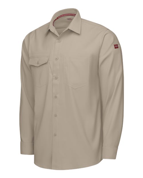 Red Kap Men's Tall Cooling Long Sleeve Work Shirt TSM4T