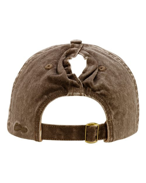 Infinity Her Women's Pigment-Dyed with Fashion Undervisor Cap CASSIE
