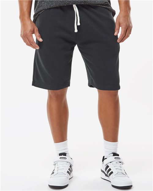 J. America Unisex Triblend Fleece Shorts 8855