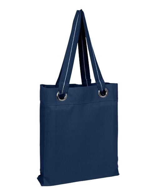 Q-Tees Large Grommet Tote Bag Q1630