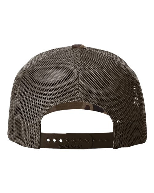 Richardson Printed Five-Panel Trucker Cap 112PFP