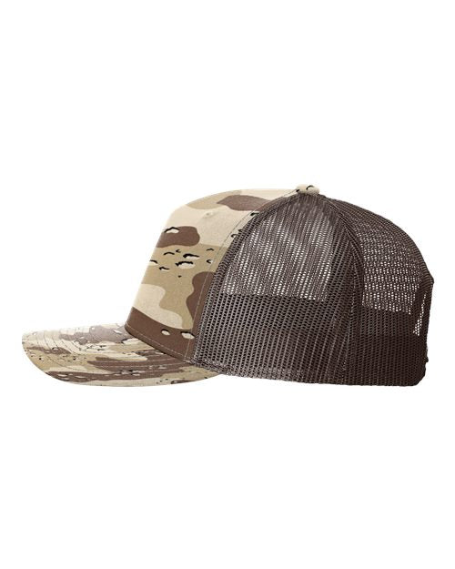 Richardson Printed Five-Panel Trucker Cap 112PFP
