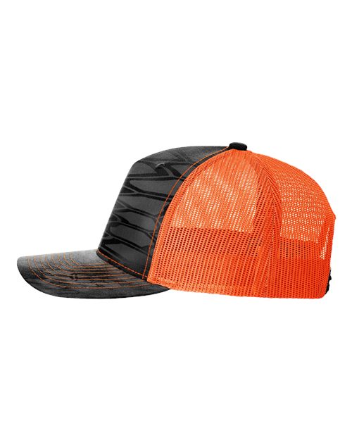 Richardson Printed Five-Panel Trucker Cap 112PFP