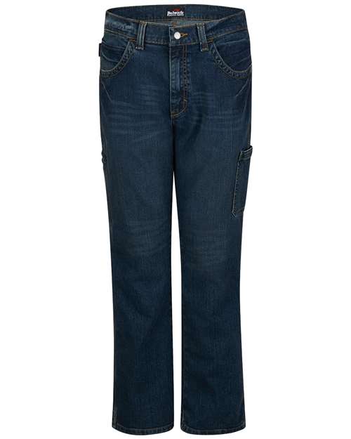 Bulwark Men's Odd Sizes Stretch Denim Dungaree Jeans PSJ6ODD