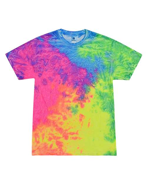 Colortone Unisex Multi-Color Tie-Dyed T-Shirt 1000
