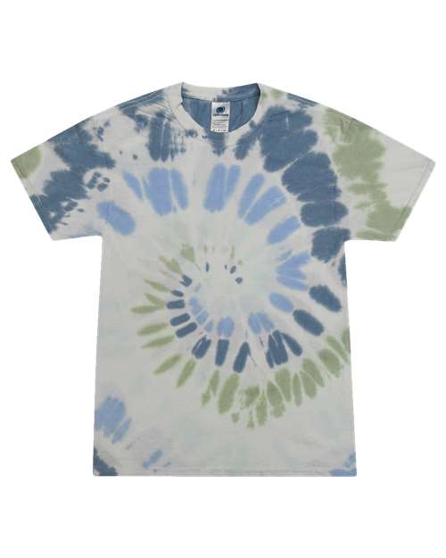 Colortone Unisex Multi-Color Tie-Dyed T-Shirt 1000